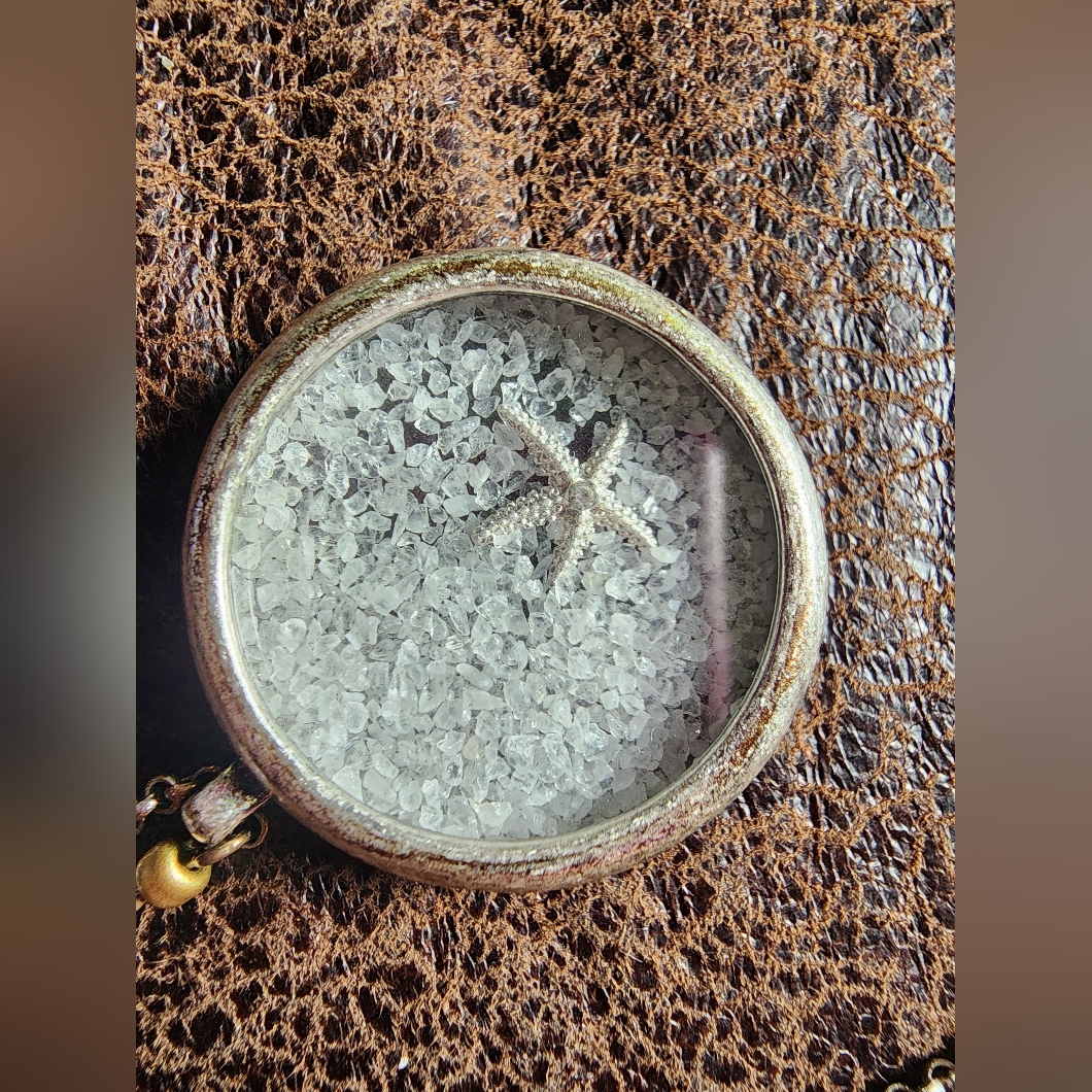 Starfish Necklace With Sand Charm 15$